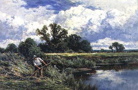 The River Lea, near Broxbourne in Hertfordshire a Henry Parker