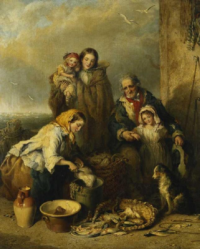 Die Fischerfamilie a Henry Perlee Parker