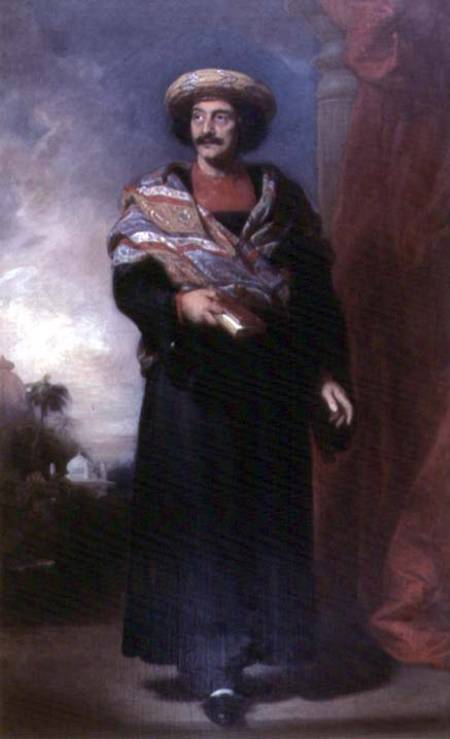 Portrait of Rammohun Roy (1774-1833) a Henry Perronet Briggs