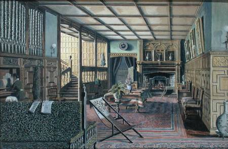 The Interior of Hall Place, Leigh, near Tonbridge a Henry Robert Robertson