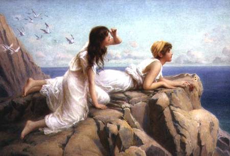 On the Cliffs a Henry Ryland