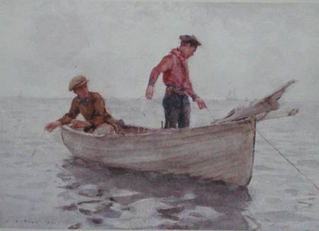 Boys fishing off Newlyn a Henry Scott Tuke