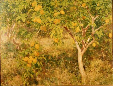 The Lemon Tree a Henry Scott Tuke