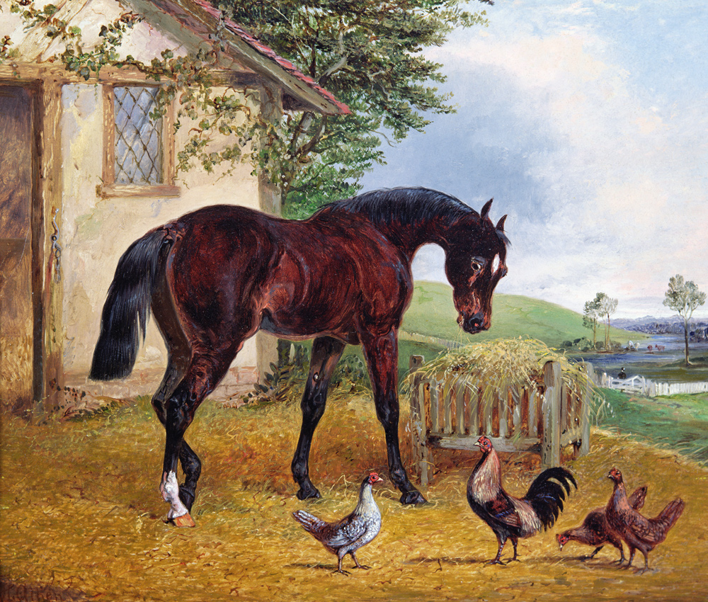 Farmyard Scene a Henry Thomas Alken
