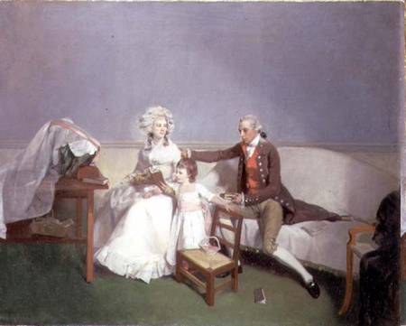 Sir Robert and Lady Buxton and their Daughter Anne a Henry Walton