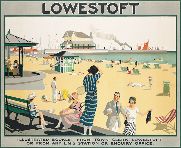 Poster advertising Lowestoft, a Henry George Gawthorn
