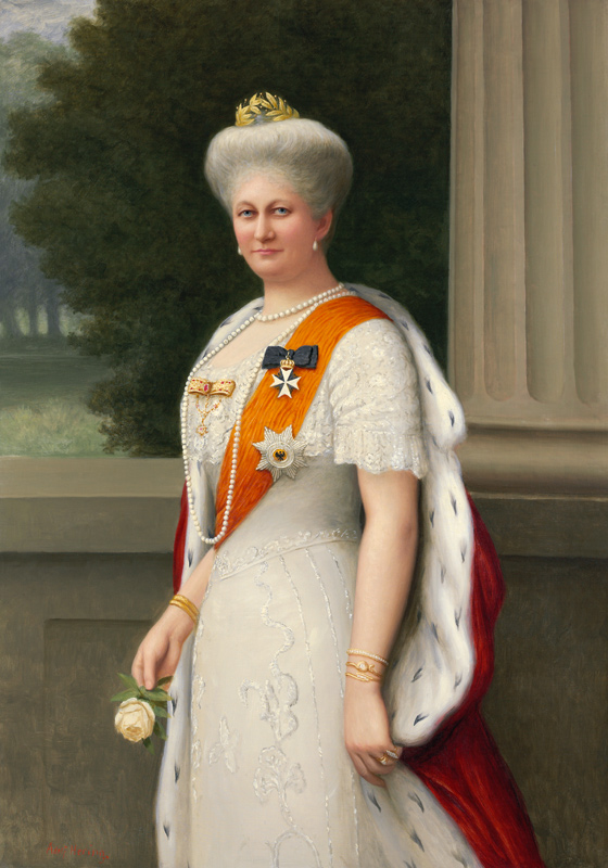 Bildnis der Kaiserin Auguste Viktoria a Hering Adolf Emil Hering Adolf Emil
