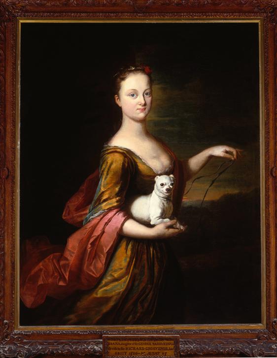 Portrait of Diana Warburton Lady Grosvenor a Herman van der Mijn
