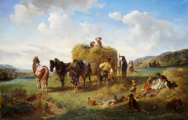 The Hay Harvest a Hermann Kauffmann