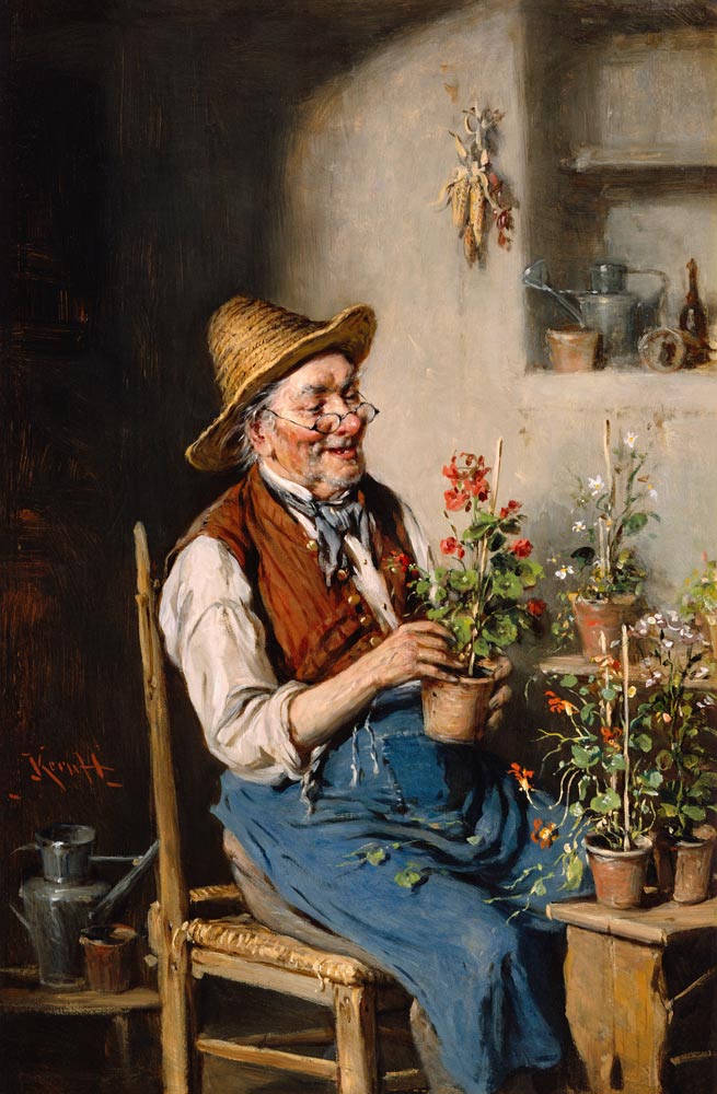Der Blumenzüchter. a Hermann Kern