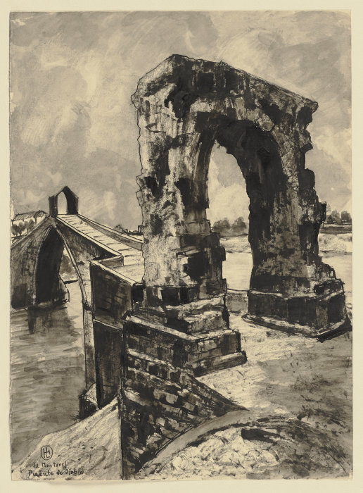 Der Pont del Diable in Martorell a Hermann Lismann