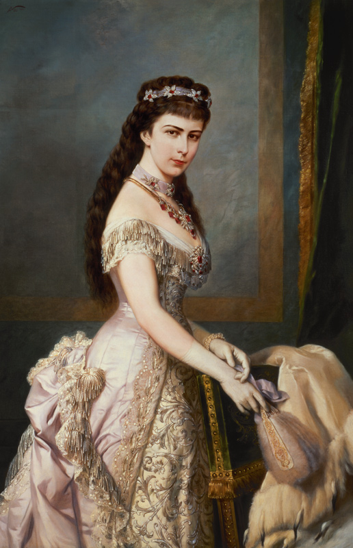 Elizabeth of Bavaria (1837-98), wife of Franz Joseph I of Austria (1830-1916), 1882 a Hermann Nigg