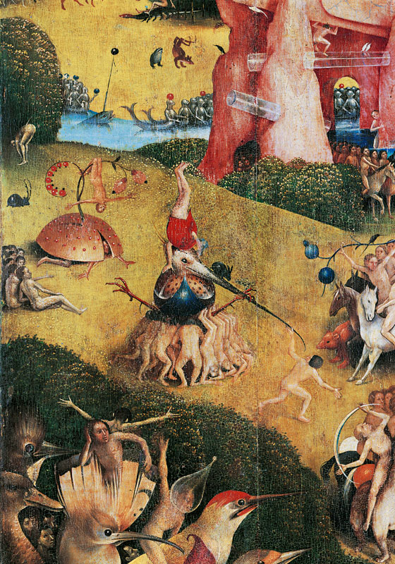 Bosch, Garten der Lüste, Ausschnitt a Hieronymus Bosch