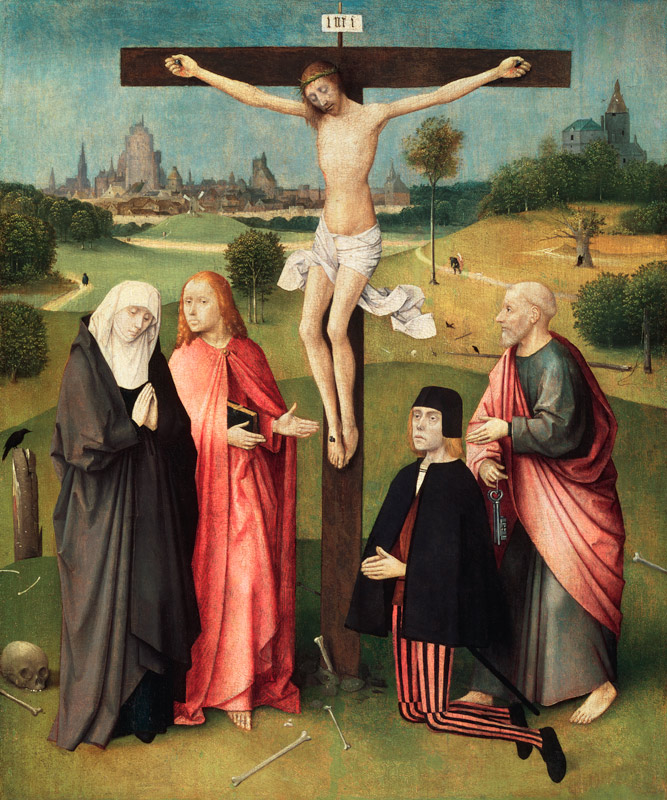 Crucifixion a Hieronymus Bosch
