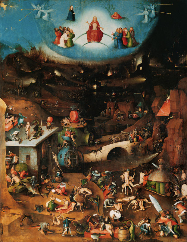 Last Judgement (middle panel) a Hieronymus Bosch