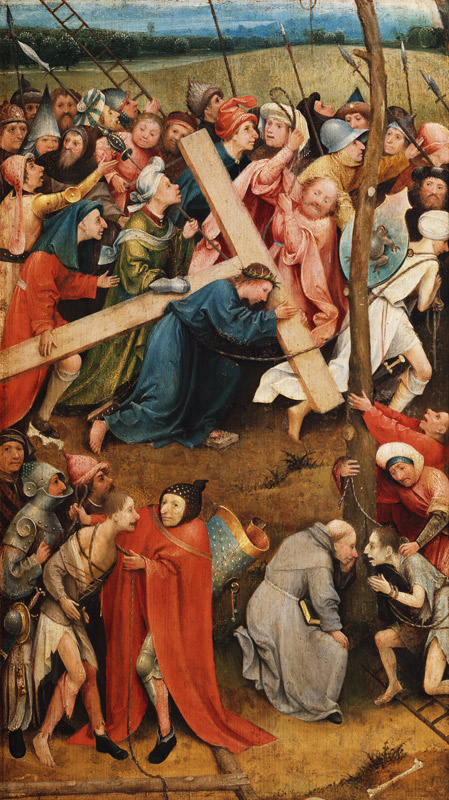 The Kreuztragung Christi. Altar wing a Hieronymus Bosch