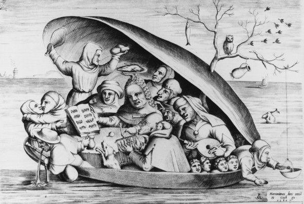 after H.Bosch, The Oyster / engraving a Hieronymus Bosch