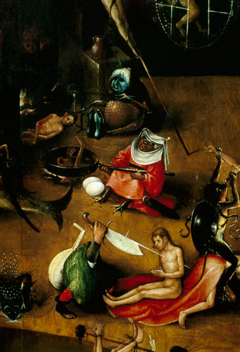 The Last Judgement (altarpiece) (detail of the Cauldron) a Hieronymus Bosch