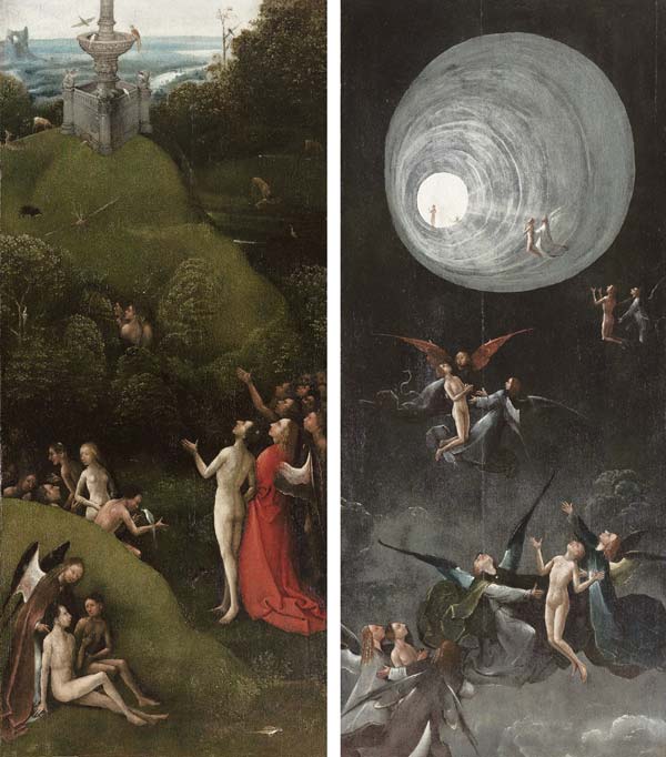 Bosch/Paradiso terrestre/Ascesa al paradiso a Hieronymus Bosch