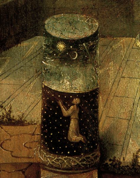 Bosch / Hermit Altar-piece / detail a Hieronymus Bosch