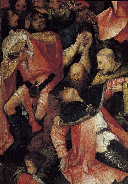 Bosch, Kreuzigung Hl.Julia, Ausschnitt a Hieronymus Bosch