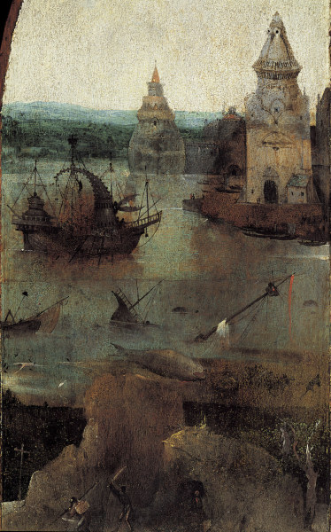 Bosch, Kreuzigung Hl.Julia, Ausschnitt a Hieronymus Bosch