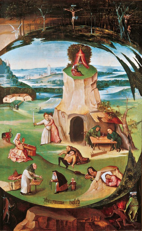 The Seven Deadly Sins a Hieronymus Bosch