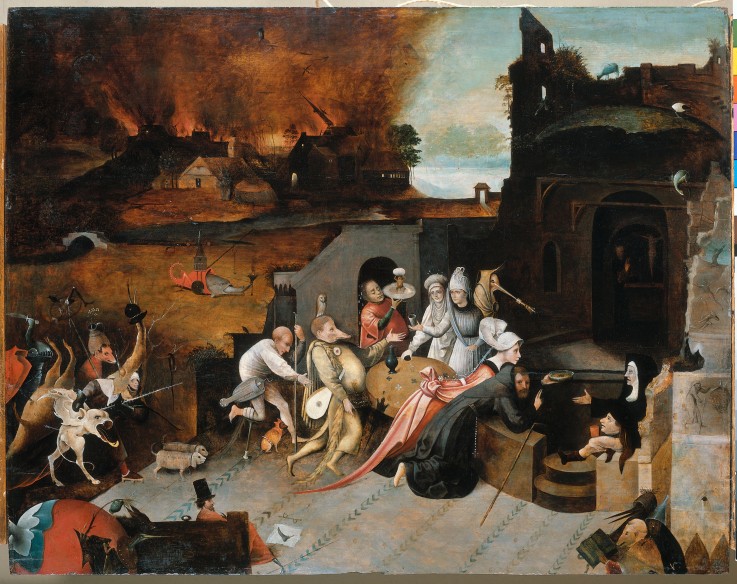 The Temptation of Saint Anthony a Hieronymus Bosch