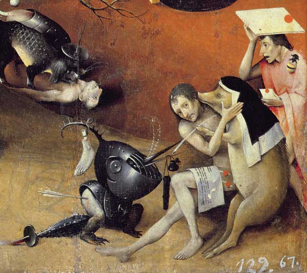 The Garden of Earthly Delights, c.1500 (detail of 3425) a Hieronymus Bosch