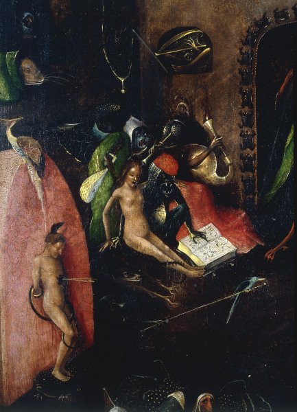 H.Bosch / Hell / Detail / Ptg./ C15/16 a Hieronymus Bosch