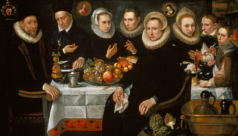 The Family of Adrien de Witte (1555-1616) a Hieronymus Francken