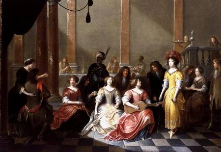 An Elegant Company at Music Before a Banquet a Hieronymus Janssens