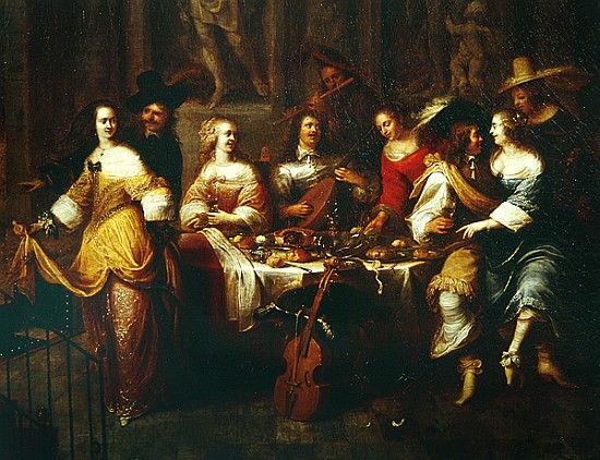 Holiday meal a Hieronymus Janssens