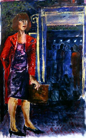 Waiting Woman, 2005 (oil on canvas)  a Hilary  Rosen