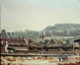 The Hopital Saint-Louis and the Buttes-Chaumont in 1830