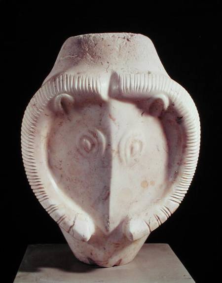 Head of a ram, from Acana, Syria a Hittite