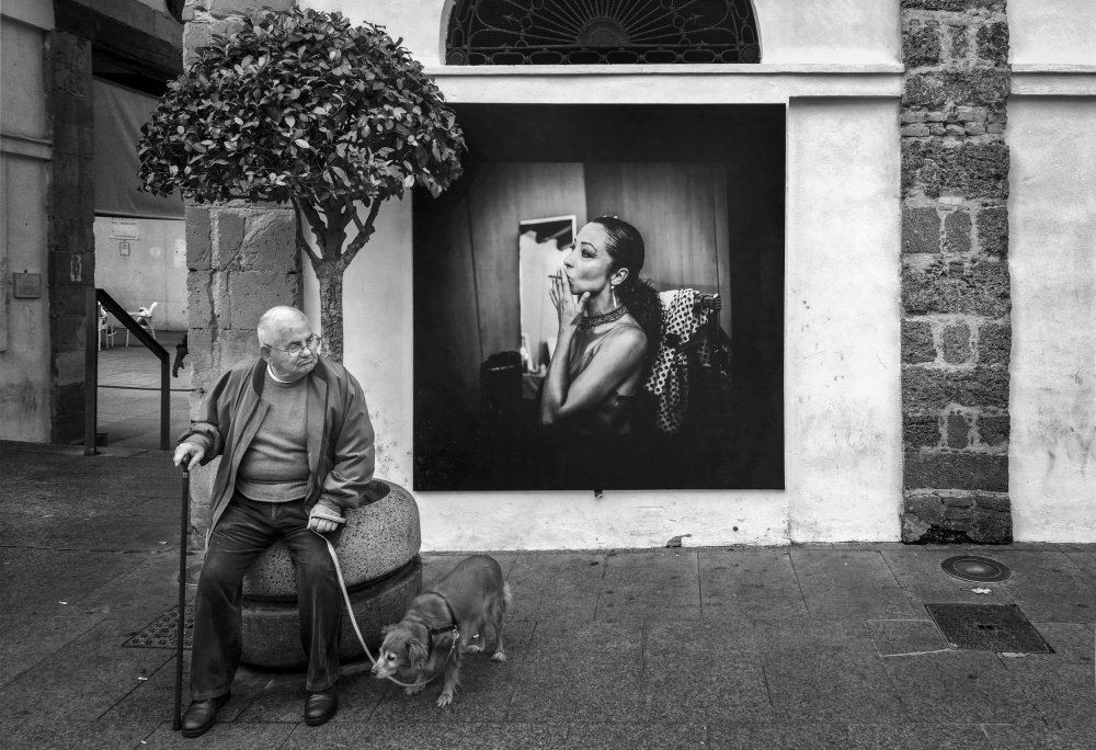 Un hombre y su perro a Holger Goehler