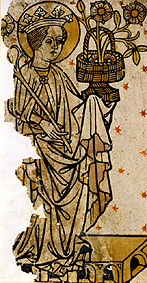 St. Dorothea. Author 1394 a Holzschnitt