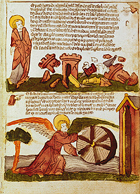 The Apokalypsis of Johannes a Holzschnitt (koloriert)