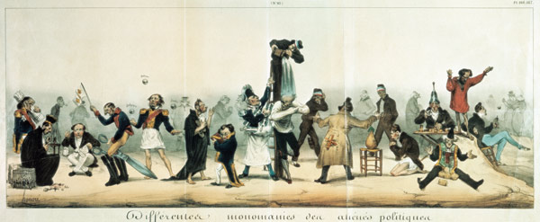 Differentes monomanies / Daumier a Honoré Daumier
