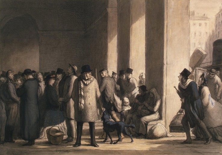 At the Gare Saint-Lazare a Honoré Daumier