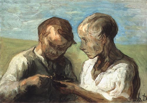 Dénicheurs de nids a Honoré Daumier