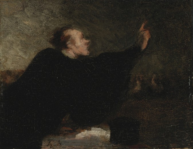 A trial lawyer a Honoré Daumier