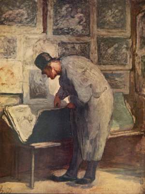The copperplate enthusiast a Honoré Daumier