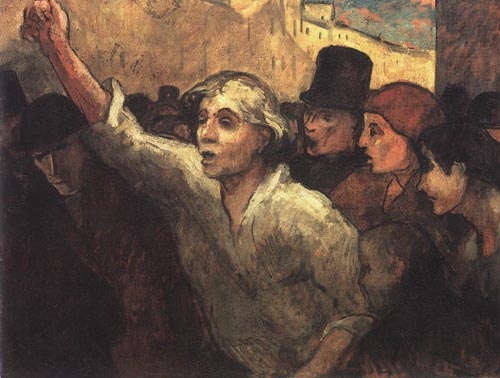 L ' Èmeute a Honoré Daumier