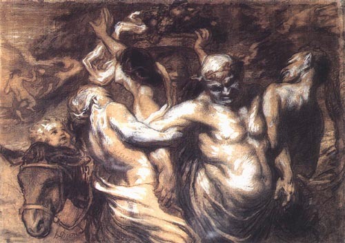 Silène a Honoré Daumier