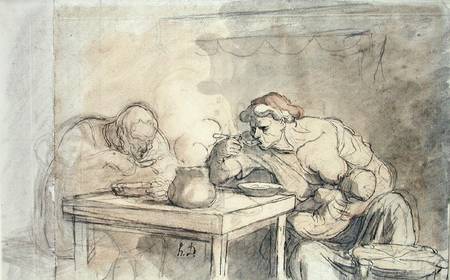The Soup a Honoré Daumier