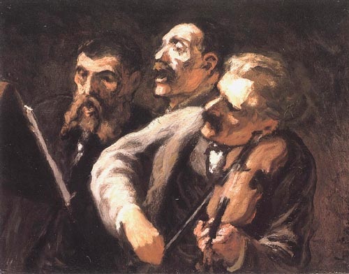 Trio this ' amateur a Honoré Daumier