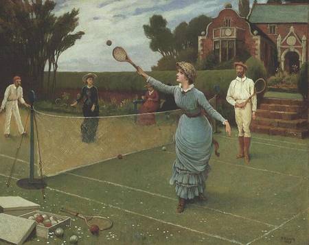 Tennis Players a Horace Henry Cauty