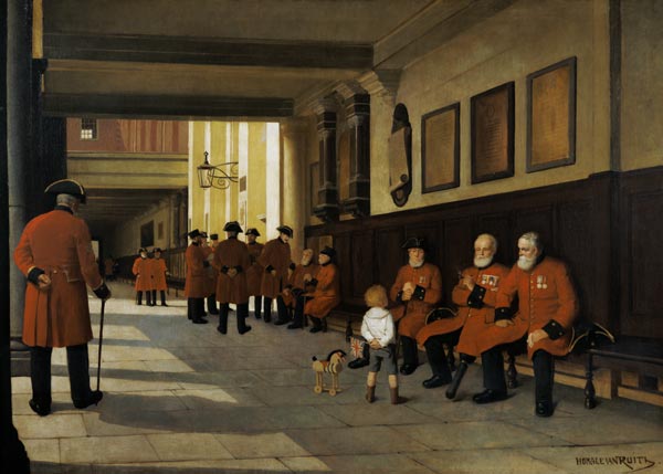 Little Peter and the Chelsea Pensioners a Horace van Ruith